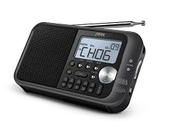 jWIN JXM122 Portable AM/FM Weather Band Radio