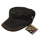 [MAOZI] H004 マオズ GORE-TEX ゴアテックス 帽子 防水 ワークキャップ パトロールキャップ ドゴール [3色] (ブラック)
