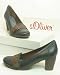 s.Oliver Damen Leder Pumps blau / braun