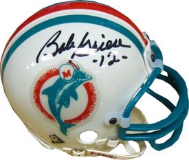 Bob Griese Autographed Miami Dolphins Mini Helmet