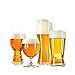 Spiegelau Crystal Beer Glass Tasting Set, Set of 4, Craft Beer Glass, Pilsner Glass, Hefeweizen, IPA, Tulip, Crafted in Germany