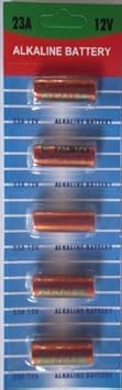 【クリックで詳細表示】4 pcs 23A Card 12V Alkaline Battery Compatible with 23 VR22 23GA V23GA 23A 23GA A23 E23A GP-23A GP23A GP-23AE LR23A LRVO8 V23 plus Hillflower Coupon [並行輸入品]： ドラッグストア