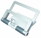 Lifeworks Technology iHome iStand Notebook Media Center with Built-in Speakers IH-A711SS (White)