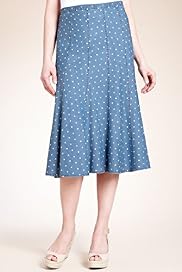 Classic Collection Spot Print Panelled Skirt