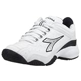 Diadora Tennisschuh Comet Plus W 143377, weiß/pflaumenblau