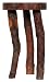 Log Wood Small Round Stool With Bark 12.5" x 18"