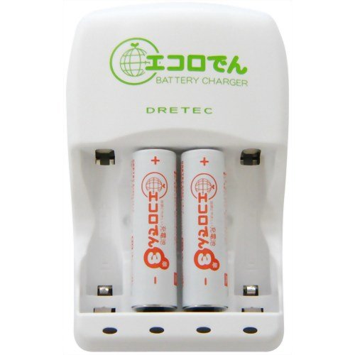 Cover image : ドリテック 急速充電器 エコロでん 単3充電池2個入り RB-503WT