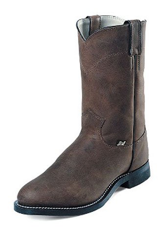 Men's Justin BASIC 10 Pull On Roper Boots