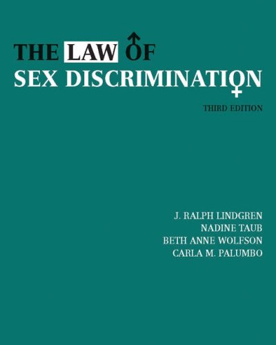The Law of Sex Discrimination