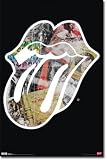 Rolling Stones (Tongue Logo, Collage) Music Poster Print - 22x34 Poster Print, 22x34 Poster Print, 22x34