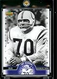 2005 Upper Deck Legends Art Donovan Baltimore Colts Football Card #50 - Mint Condition - In Protective Display Case !!