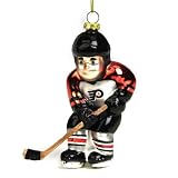 Philadelphia Flyers NHL Glass Hockey Player Ornament (4)