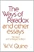 The Ways of Paradox and Other Essays, Revised Edition