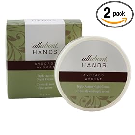 Upper Canada Soap & Candle All About Hands Anti-Aging Night Cream, 4-Ounce Jars (Pack of 2)