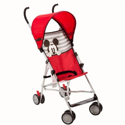 Disney Umbrella Stroller with Canopy, Mickey Stripes
