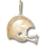 University of Michigan Helmet W/Logo Pendant (14kt)