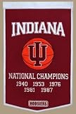 University of Indiana Hoosiers - Dynasty Banners (Pennants)
