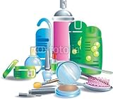 Wallmonkeys Peel and Stick Wall Decals - Cosmetics and Beauty Products - Removable Graphic