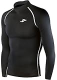 JustOneStyle Men's Take Five Skin Compression Base Layer Running Shirt