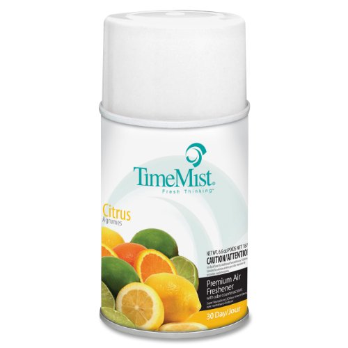 TimeMist Metered Fragrance Dispenser Refill, Citrus 6.6 Ounce Aerosol Can (332508TMCA)
