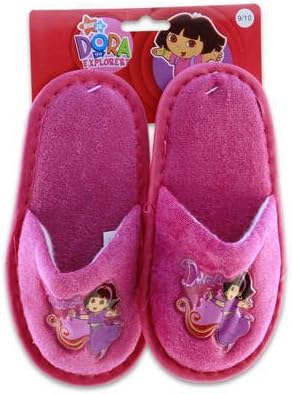 Dora Velvet Closed Toe Slippers Size 5-6