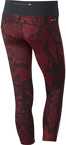 Nike Women's Epic Lux Crop Running Tights-Red/Black