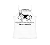 My German Shepherd Better - Spaghetti Tank T-Shirt