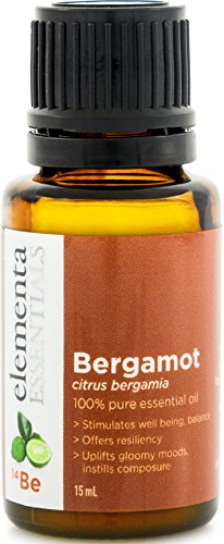 Bergamot Essential Oil - 100% Pure Therapeutic Grade 15ml (Comparable to DoTerra and Young Living) For Calming and Focus