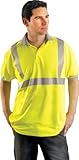Safety Polo Shirt with collar Hi-Viz Orange- 3XL