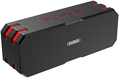 AUSID F4 Outdoor Sports Portable Wireless Bluetooth Speaker, 12W Waterproof IP65 HIFI Amplifier Stereo Sound Box with TF Card, Handsfree Phone Call, Support MP3, WMA, WAV Formats