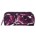 Sonia Purple Floral Structured Cosmetic Case