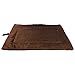 Evelots Self Heating Pet Bed 37 Inch by 24 Inch, Soft & Brown Cats & Dogs, Large
