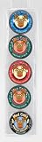 Mad Gabs Holiday and Festive Moose Smooch- 5 Pack of Lip Balms