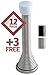 JD Jack Nâ€™Drill Doorstopper | Satin Nickel Finish Door Stop 15 Pack - Home & Office| Child and Pet Friendly Tool with 3.1-Inch Flexible Spring Design | Ideal for Wall and Door Protection