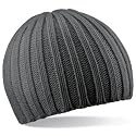BEECHFIELD CHUNKY KNIT BEANY BEANIE HAT - 3 COLOURS
