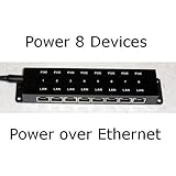 WS-POE-8-ENC Multi Port Passive POE Injector for 8 devices - see other listings for power supply options