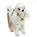 Fuzzy Nation White Poodle Dog Handbag-Bags with a Bite Puppy Purse Edition