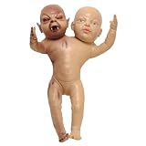Demon Baby Halloween Prop Two Headed Devil Twin Newborn Decoration