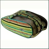 GloveIt Brown&Green Paisley Shoe Bag
