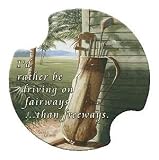 A Day in Paradise Carsters - Coasters for Your Car