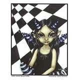 Jasmine Becket-Griffith - Blue Horned Goth Fairy - Sticker Decal by Jasmine Becket-Griffith