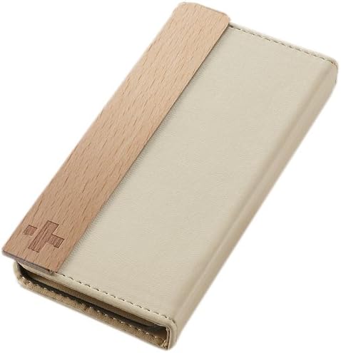 Simplism Japan TR-FNIP12-BG/EN Flip Note Style for iPhone 5 - 1 Pack - Retail Packaging - Beige