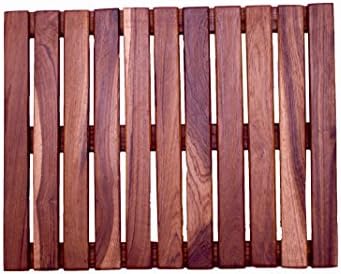 Handcrafted Wooden Floor Mat Bath Mat (Rustic Finish)