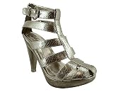 PLATFORM SNAKE GLADIATOR HEEL