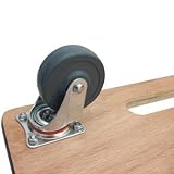 木製平台車（ゴム車輪/すべり止め付き） 60×90 MDS-6090R