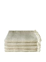 Bottega Tessile Set Cubresofá 4 Uds. (Crudo)