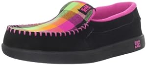 DC Women's Villain Slip-On Fashion Sneaker,Black/Multi,9 M US