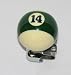 Pool Ball Steering Wheel Spinner Knob Green Stripe #14