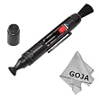 2-in-1 Lens Pen Cleaning Brush for DSLR Cameras + Premium Goja Microfiber Cleaning Cloth