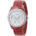 Fossil #ES2158 Women's Crystal Accented Multi Function Red Acrylic Watch